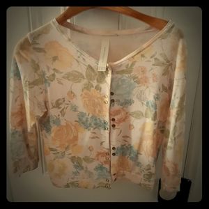 Zara vintage women's cropped cardigan